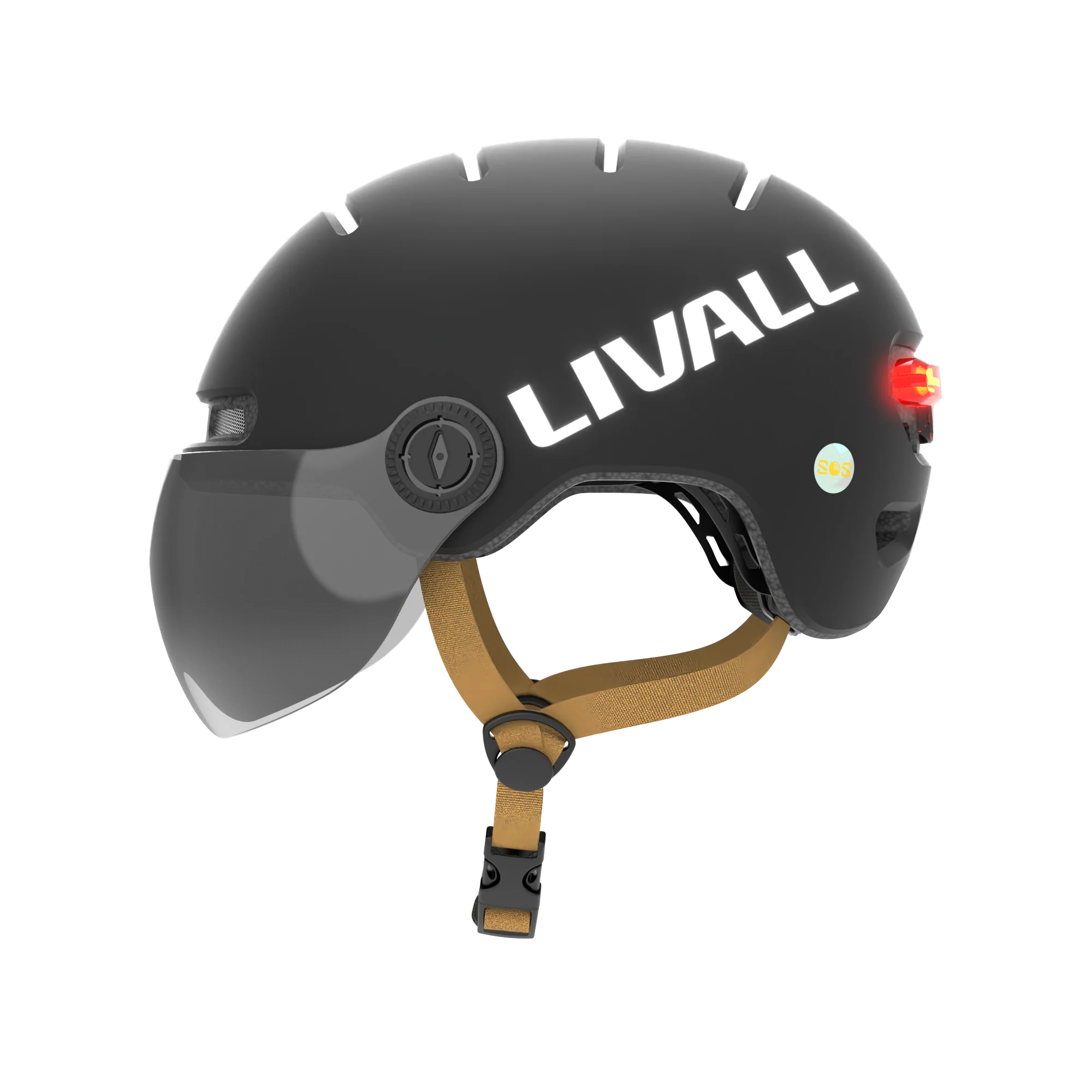 Livall L23 Black Visor Helmet - Image 13